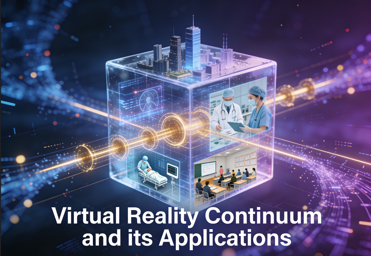 Virtual Reality and AI Integration Concept